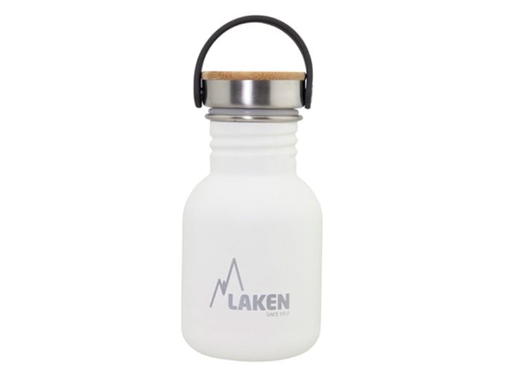 Laken Basic Bamboo 350ml drinkfles - White