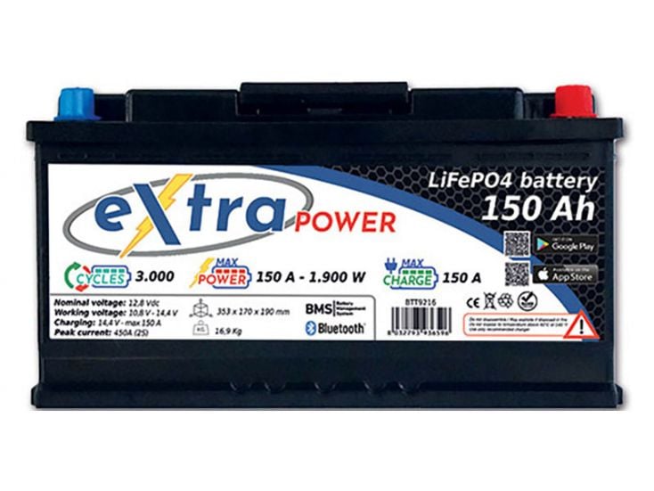 ExtraPOWER 150 Ah lithium accu