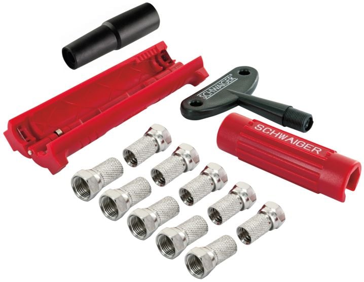 Schwaiger 715194 F-connector montageset