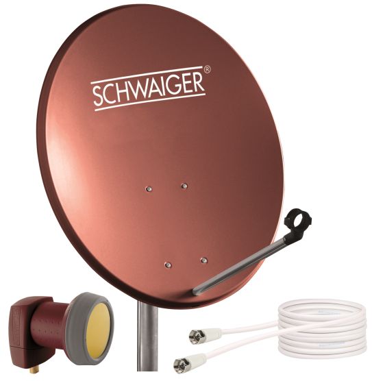 Schwaiger 719741 rode 55cm schotelset