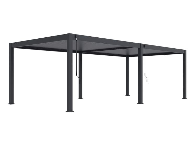 Orion Premium 400 x 800 cm overkapping - Antraciet