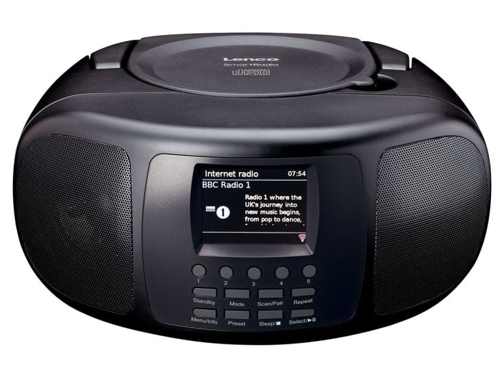 Lenco SCD-6000BK Draagbare internet radio met Bluetooth