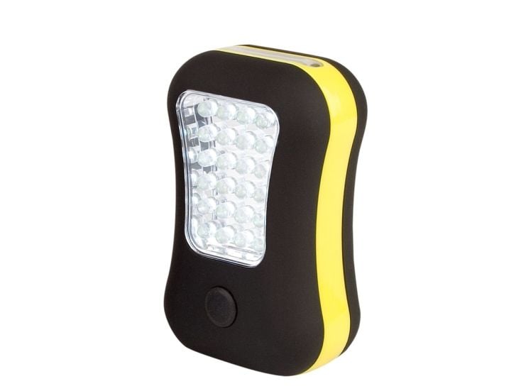 Abbey Camp 2-in-1 LED zaklamp - Yellow/Black