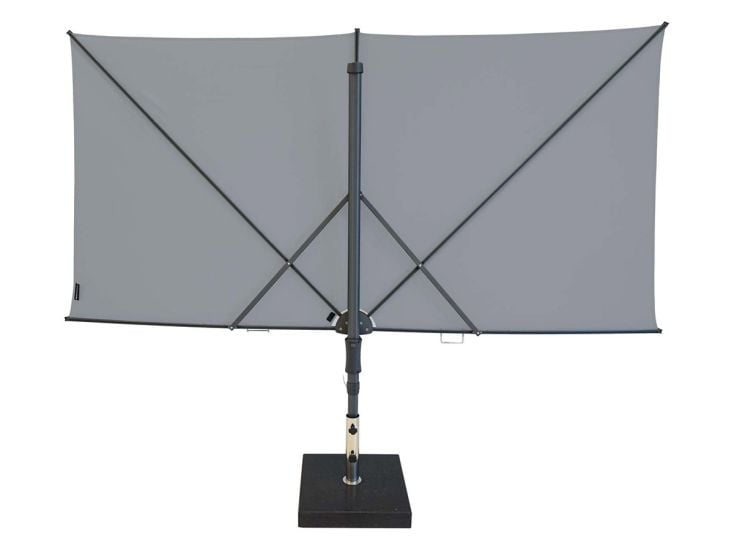 Madison Sun Square 125 x 250 cm parasol - Light grey