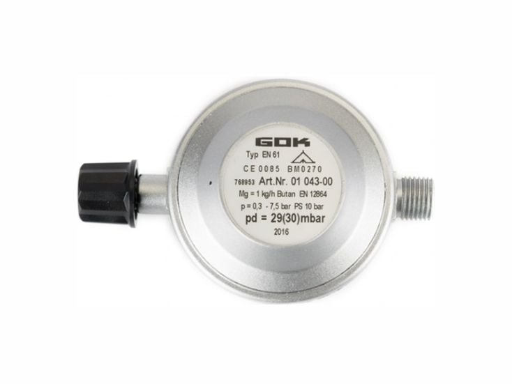 Gok CG 30mb 1/4 links gasdrukregelaar