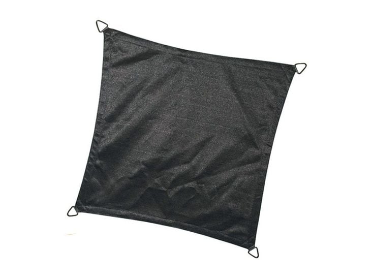 NC Outdoor 3,6 x 3,6 vierkant schaduwdoek - Antraciet