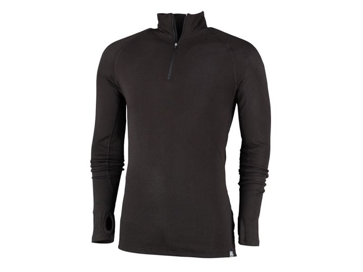 Nomad Rough Zip heren thermoshirt - Black