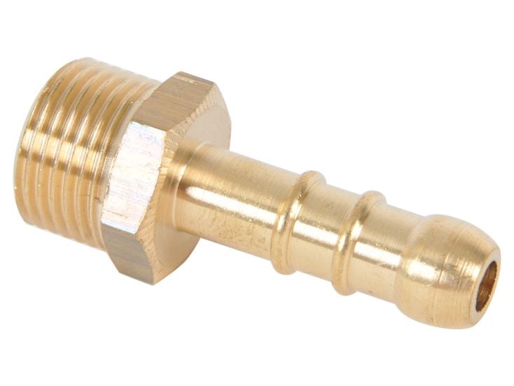 Obelink 1/4" links buitendraad x slangpilaar adapter