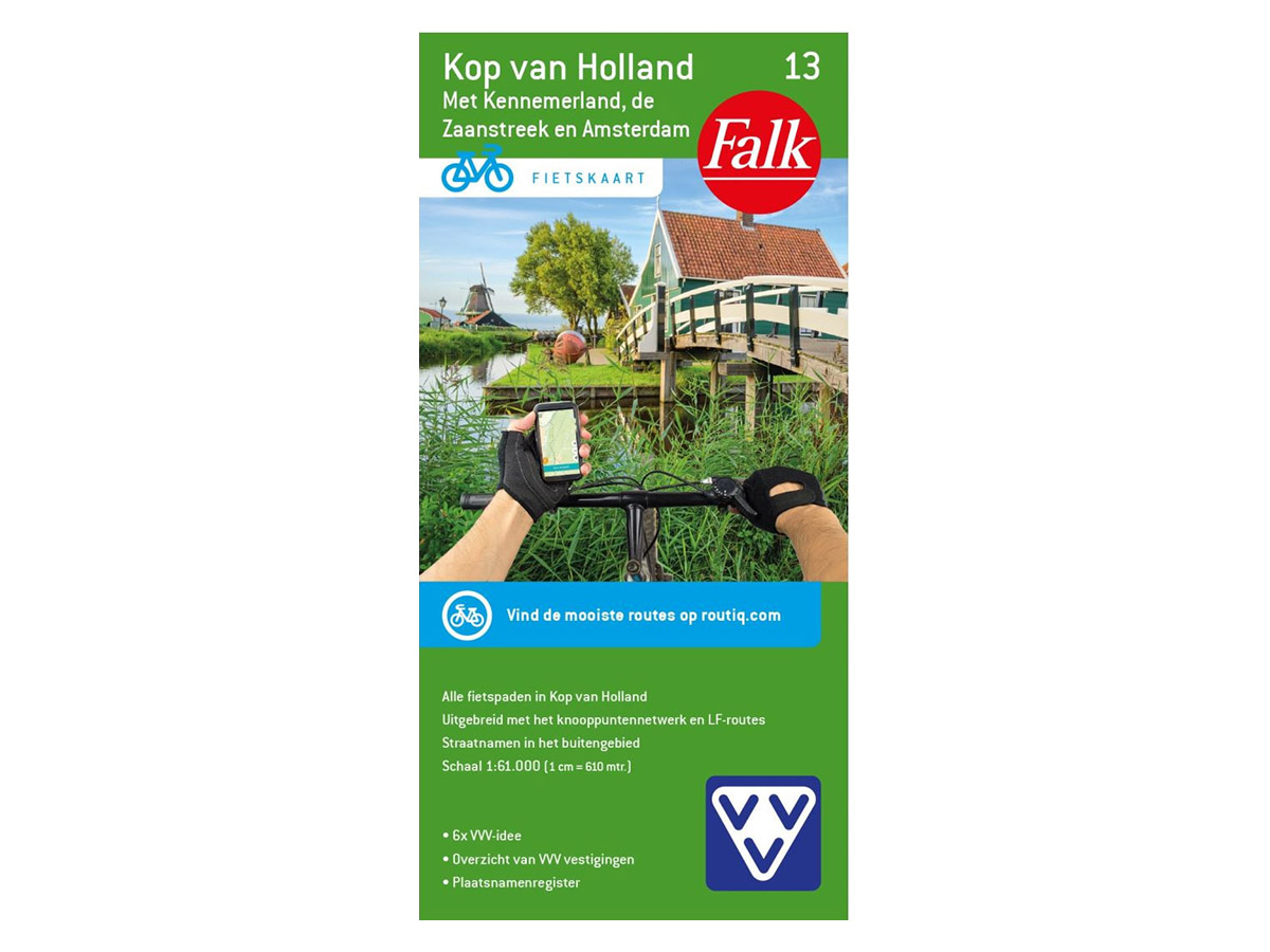 Falk Kop van Holland 13 fietskaart