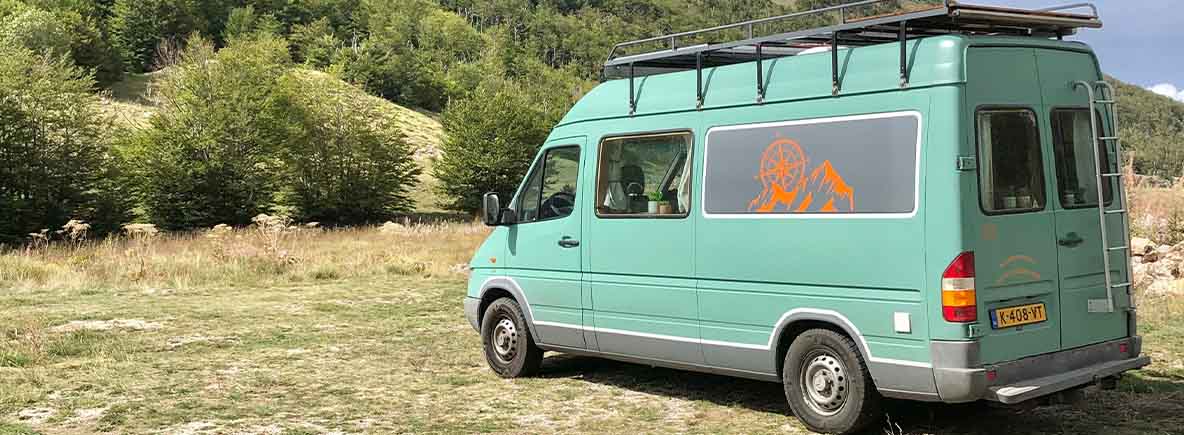 Een kijkje in de camper van Astrid en Nico