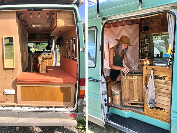 Een kijkje in de camper van Astrid en Nico